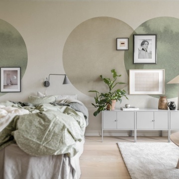Fototapet, Eclipse, Beige Green, Rebel Walls - Img 6