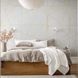 Fototapet, Facet, Gold, Rebel Walls