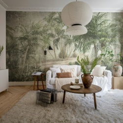 Fototapet, Faded Tropics, Green, Rebel Walls