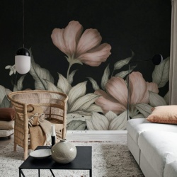Fototapet, Floral Fantasy, Pink, Rebel Walls