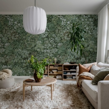 Fototapet, Floral Garden, Green, Rebel Walls - Img 3