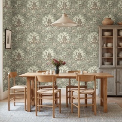 Fototapet, Flower Tree, Light Green, Rebel Walls
