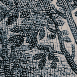 Fototapet, Forest Engraving, Blue, Rebel Walls - Img 4