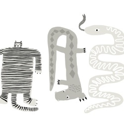 Fototapet, Funky Friends, Gray, Rebel Walls - Img 2