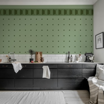 Fototapet, Gentle Manor, Green, Rebel Walls - Img 3