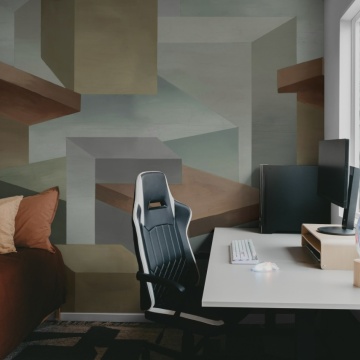 Fototapet, Geometrics, Beige, Rebel Walls - Img 3