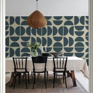 Fototapet, Geometry Shapes, Midnight Blue, Rebel Walls - Img 3