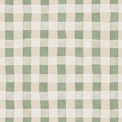 Fototapet, Gingham, Light Green, Rebel Walls - Img 2