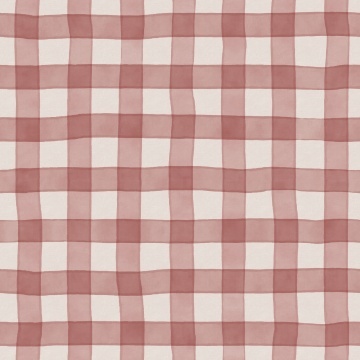 Fototapet, Gingham, Red, Rebel Walls - Img 2