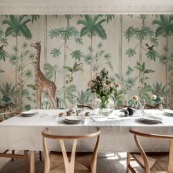Fototapet, Giraffe's Stroll, Rebel Walls - Img 3