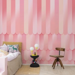 Fototapet, Gradient Stripes, Pink, Rebel Walls