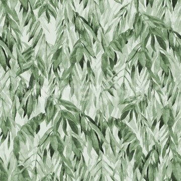 Fototapet, Hanging Branches, Solid Green, Rebel Walls - Img 2