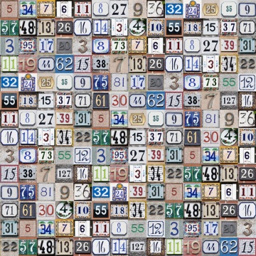 Fototapet, House Numbers, Rebel Walls - Img 2