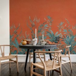 Fototapet, Jungle Meadow, Orange, Rebel Walls - Img 3