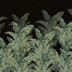 Fototapet, Jungle Pearl, Black, Rebel Walls - Img 2