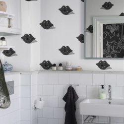 Fototapet, Kissing Booth, Black, Rebel Walls - Img 3