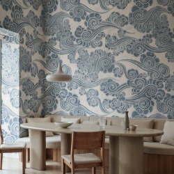 Fototapet, Kumo, Blue, Rebel Walls