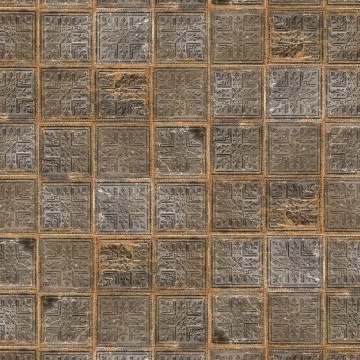 Fototapet lavabil, Brown Plates 9507W - Img 3