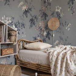 Fototapet lavabil, Faded Passion Misty Blue, Sandberg