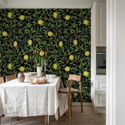 Fototapet, Lemon Garden, Midnight, Rebel Walls - Img 3