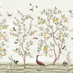 Fototapet Lemon Tree Chinoiserie - White, Sir Edward - Img 2