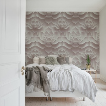 Fototapet, Lotus Dream, Pink, Rebel Walls - Img 3