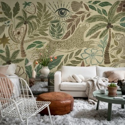 Fototapet, Midnight Tropics, Multi, Rebel Walls