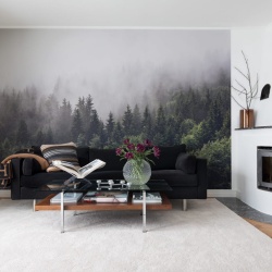Fototapet, Misty Fir Forest, Rebel Walls - Img 5