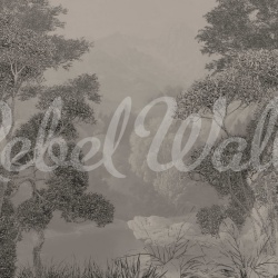 Fototapet, Misty Park, Vintage, Rebel Walls - Img 5