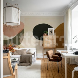 Fototapet, Modern Shapes, Beige, Rebel Walls