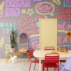 Fototapet, Neon Vibes, Concrete, Rebel Walls