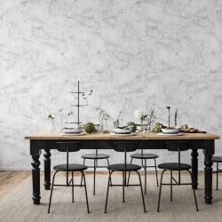 Fototapet, Noble Marble, White, Rebel Walls