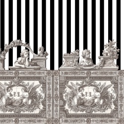 Fototapet Opulent Friezes, Cream - personalizat, VLAdiLA - Img 4