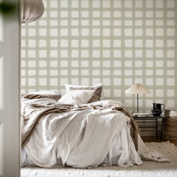 Fototapet, Painted Square, Beige, Rebel Walls