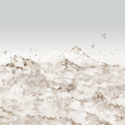 Fototapet, Paper Mountains, Sepia, Rebel Walls - Img 6