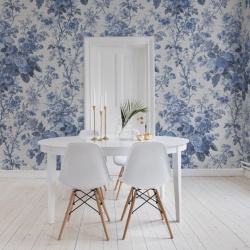 Fototapet, Porcelain, Blue, Rebel Walls - Img 5