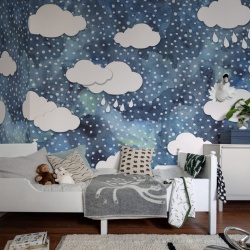 Fototapet, Rainy Clouds Sky, Rebel Walls