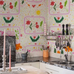 Fototapet, Reverie, Pink, Rebel Walls