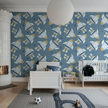 Fototapet, Rockets, Blue, Rebel Walls - Img 3