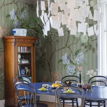 Fototapet, Rose Stripe, Green, Rebel Walls - Img 3