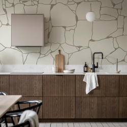 Fototapet, Rustic Grid, Warm White, Rebel Walls