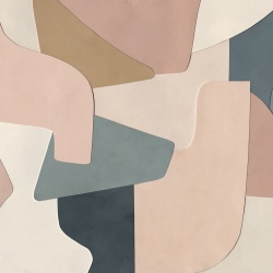 Fototapet, Serene Layers, Pastel, Rebel Walls - Img 2