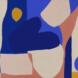 Fototapet, Shapes, Blue, Rebel Walls - Img 2