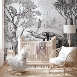 Fototapet Sleepy Meadow Gray, VLAdiLA