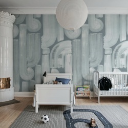 Fototapet, Smooth Brush, Blue, Rebel Walls - Img 3