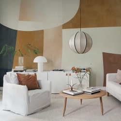 Fototapet, Soft Contours, Brown, Rebel Walls