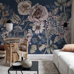 Fototapet, Spring Flower, Dark blue, Rebel Walls - Img 3