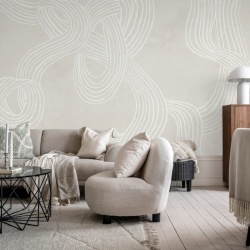 Fototapet, Stripes Repeatable, Clay, Rebel Walls - Img 3