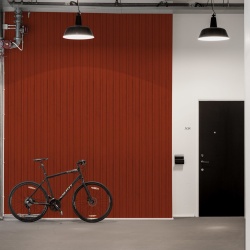 Fototapet, Swedish Cottage, Red, Rebel Walls