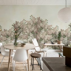 Fototapet, Syringa Flowers, Pink, Rebel Walls